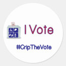 Buscar voto pegatinas Blanco