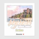 Buscar souvenir pegatinas Puesta de sol