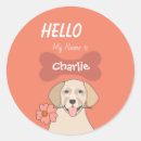 Buscar lindas del perro pegatinas Para mascotas