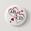 Buscar dos corazones redondos pins Romance
