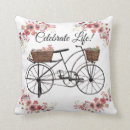 Buscar bicicleta del vintage cojines Floral