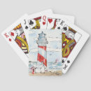 Buscar faro barajas de cartas Acuarela