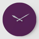 Buscar berenjena relojes de pared Moda