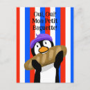 Buscar humor del pingüino postales Azul