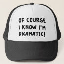 Buscar dramático gorras Divertido