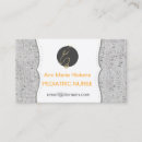 Buscar vigilantes tarjetas de visita Enfermera