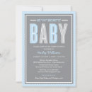 Buscar gris azul invitaciones Futura madre