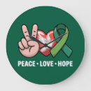 Buscar paz relojes de pared Amor