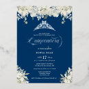 Buscar royal blue invitaciones 7 º plata