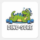 Buscar pesas de gimnasia pegatinas Dinosaurio