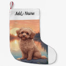 Buscar de navidad del caniche Canino