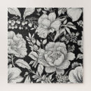 Buscar vintage floral puzzles Negro