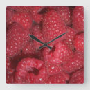 Buscar frambuesas relojes de pared Comida