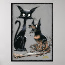 Buscar huesos de perro posters Ilustracion