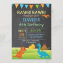 Buscar dinosaur birthday invitaciones Dinosaurios