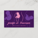 Buscar nuevo bebé tarjetas de visita Doula