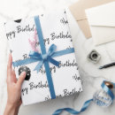 Buscar lunares blancos y negros papel de regalo Fiesta
