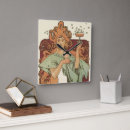 Buscar alfons mucha relojes de pared Retro