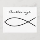 Buscar símbolo cristiano postales Símbolo de pescado