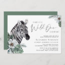 Buscar zebra invitaciones Salvaje
