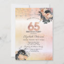 Buscar 65th birthday invitaciones Flores