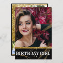 Buscar dulce de lujo 16 invitaciones Negro