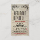 Buscar llevado tarjetas de visita Vintage