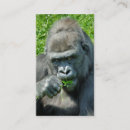 Buscar primate tarjetas de visita Gorila