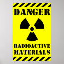 Buscar radiactivo posters Peligro