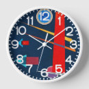 Buscar kandinsky relojes de pared Rojo