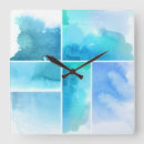 Buscar hand painted relojes de pared Abstract
