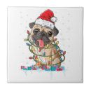 Buscar luces de navidad azulejos Pug