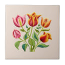 Buscar tulipanes rojos azulejos Floral