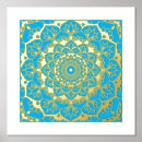 Buscar mandala azul posters Meditación