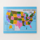 Buscar mapas de estados unidos puzzles América