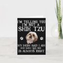 Buscar shihtzu tarjetas Mamá