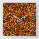 Buscar naranja oro de relojes de pared Amarillo