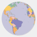 Buscar países del mundo pegatinas General y unisex