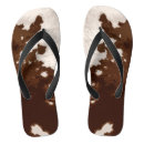 Buscar vaca chanclas Piel