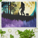 Buscar luna llena paños de cocina Paisaje