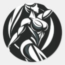 Buscar mujer fuerte pegatinas Moderno