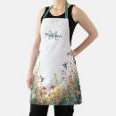 Buscar monograma f delantales Floral