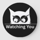 Buscar humor relojes de pared Gato