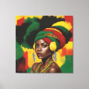 Buscar mujer negra lienzos Negro