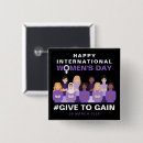 Buscar símbolo feminista chapas Día de la mujer