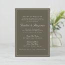 Buscar verde blanco negro invitaciones Clásico