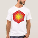 Buscar hexágonos camisetas Rojo