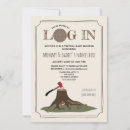 Buscar tronco de árbol invitaciones Bosque