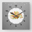 Buscar manga relojes de pared Floral