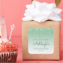 Buscar cumpleaños brillante pegatinas Invitados